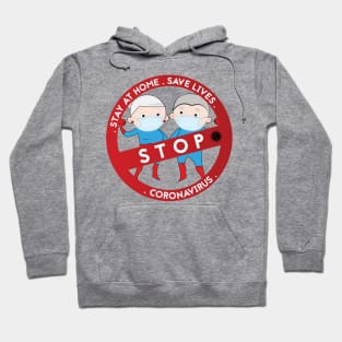 Stop coronavirus - seniors 1 Hoodie